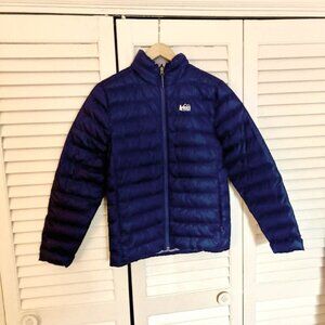 REI down jacket, kids